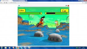 Schermata iniziale Dragon Ball