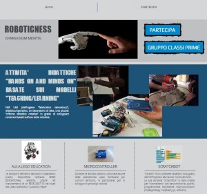 Sito web del progetto "ROBOTICSNESS"