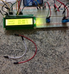 Sistema di rilevamento Temperatura e umidità con Arduino