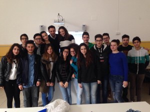 La IVC del Liceo "Lilla" di Oria (BR) con il Prof. Aprile