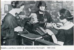 Addizionatrice di Burroughs, 1920
