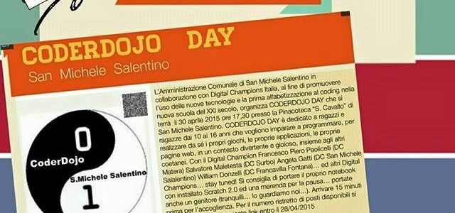 CLUB ” CODERDOJO S.MICHELE SALENTI CLUB ” CODERDOJO S.MICHELE SALENTI