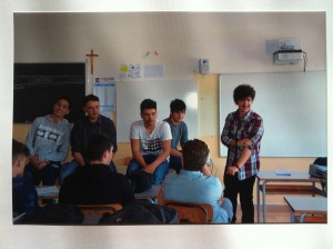 Noi e il prof. Aprile