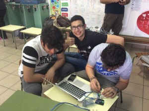 Jacopo, Vito e Federico al lavoro