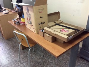 Il kit della PRUSA i3 "hephestos"