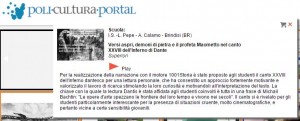La narrazione sul portale di Policultura www.policulturaportal.it